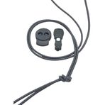 TexFoot Akıllı Kilitli Elastik Ayakkabı Bağcığı 120 cm Lastik Bağcık Elastic Shoelaces (GRİ)