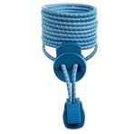 TexFoot Akıllı Kilitli Elastik Ayakkabı Bağcığı 120 cm Lastik Bağcık Elastic Shoelaces (MAVİ)