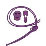 TexFoot Akıllı Kilitli Elastik Ayakkabı Bağcığı 120 cm Lastik Bağcık Elastic Shoelaces (MOR)