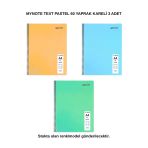 Text Pastel Defter A4 60 Yaprak Kareli 3 Adet