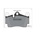 Textar 2369402 Fren Balatası Arka GDB1653-FDB1627 Volkswagen Touareg-Q7-Cayenne Bm 04- 7L0698451B