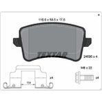 Textar Depomix Arka Balata A4-A5-Q5 09 - - A5 Sportback