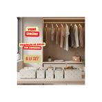Textia Home 6'lı Fiyonk Çekmece Dolap Içi Düzenleyici Saklama Kutusu Raf Set Bebek Odası Banyo Organizer