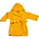 Textile Colors Bebek Bornoz Bukle Kapüşonlu Koyu Sarı [ 0-1 ] Yaş : Hardal - Tek Ebat - 0 - 1 Yaş