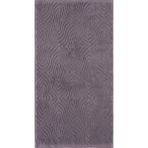 Textury Wovena %100 Pamuk El Havlusu, Grili Mor - Mor - Gri - 50 x 90 cm