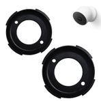 TEYOUYI Google Nest Kamera için Montaj Plakası Nest Cam için Yedek Parça Dış Mekan Pil Kilitleme Yaka Aksesuarı Nest Cam Outdoor 2PCS Siyah…