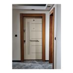 Tezdoor Çelik Kapı Modelleri Ahşap Kaplama Kasa Villa Kapısı Düz Model Daire Kapısı Sağ Açılım