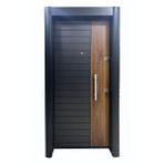 Tezdoor Çelik Kapı, Monoblok Kilitli, Hok Kilit Sistemli Daire Kapısı Sol Açılım Çelik Kapı Antrasit