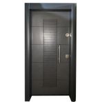 Tezdoor Çelik Kapı, Tırnaklı Çelik Kapı, Daire Kapısı, Çelik Kapı, Ahşap Desenli Kapı Sol Açılım