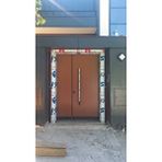 Tezdoor Kompozit Villa Giriş Kapısı Dış Mekana Uygun Kompozit Çelik Kapı Ceviz