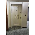 Tezdoor Sac Celik Kapi Tırnaklı Sistem Çelik Kapı, Ahşap Kaplama Kabartmalı Model Daire Kapısı Sol Açılım