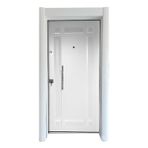 Tezdoor Sac Kasa, Tırnaklı Çelik Kapı, Daire Kapısı, Çelik Kapı, Ahşap Desenli Çelik Kapı Sol Açılım