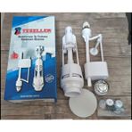 Tezeller Rezervuar Iç Takımı Basmalı - STANDART - Beyaz
