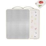 Tezgah Üstü Kesme Tahtası Mutfak Tezgah Kesme Tahtası Tezgah Kesme Tahtası Paslanmaz Çelik Ters Çevrilebilir Kesme Tahtası Mutfak Balık, Et, Sebze Pişirme için