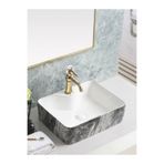 Tezgah Üstü Seramik Çanak Lavabo Banyo Lavabosu YYM-PRG-3001