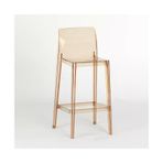 Tezgah Yüksekliğinde Bar Tabureleri, Bar Chair Transparent Acrylic Creative Coffee Shop Milk Tea Shop Bar Bench Light Luxury Household Simple High Feet Chair Mutfak Adası Tabureleri