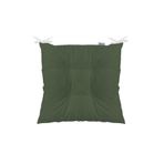 TEZKOTEKSTİL Pofidik Kare Sandalye Minderi 40 X 40 Cm Haki Yeşil