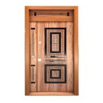 Tezwood 0168 Dış Mekan Çelik Kapı,Villa Kapısı,Apartman Kapısı Sağ Açılım