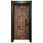 Tezwood 1451 Statik Kasalı Kabartmalı Model Çelik Kapı, Daire Kapısı, Villa Kapısı Sağ Açılım