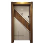 Tezwood 2578 Çift Renk Çelik Kapı,Daire Kapısı,Tırnaklı Model