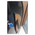 Tezwood 3460 Ahşap Kaplama Kabartma Model Çelik Kapı, Daire Kapısı, Villa Kapısı