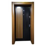 Tezwood Ahşap Kapı Sanayi 3458 Ahşap Kabartmalı Daire Çelik Kapısı,Kale Kilit Sistemi
