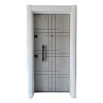 Tezwood Çelik Kapı, Beyaz - Gri Daire Giriş Kapısı
