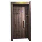Tezwood Çelik Kapı Tanganika - Ahşap Daire Giriş Kapısı, Düz Model Çelik Kapı Çok Renkli