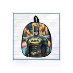 Tezzgelsin 593729922 Anaokulu Çocuk Sırt Çantası Yarasa Adam Batman Baskı 3-6 Yaş 5D Kabartmalı Eva Kumaş Okul Çantası
