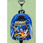 Tezzgelsin Kirpi Sonic Anaokulu Kreş Çekçekli Tekerli 3D Eva Baskılı Okul Çantası Sırt Çantası 408578911