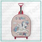 Tezzgelsin Pony At Anaokulu Kreş Çekçekli 5d Kabartmalı Unicorn Dream More 2-6 Yaş Okul Çantası Sırt Çantası - Renkli