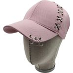 Tezzgelsin Punk Master Baseball Kep Şapka - Çelik - Pembe - Standart