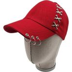 Tezzgelsin Punk Master Baseball Kep Şapka - Kırmızı - Standart