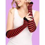Tezzgelsin Unisex Ikili Tek Parmak Çizgili Punk Kolluk Eldiven - Alpine - Statikmavi - Standart