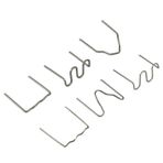 TFixol 1000 adet Tungsten Çelik Araba Tamponları Plastik Kaynak Kaynak Teli Plastik Kaynakçılar Saplamalar Görünüm Onarımı Onarım Standart Önceden Kesilmiş Zımba 0.8mm büyük s