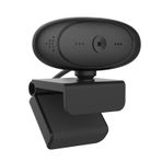 TFixol 1080P HD Bilgisayar Kamerası Video Konferans Kamerası Web Kamerası 2 Mega P el Otomatik Odaklama 360° Dönme USB Tak ve Çalıştır Mikrofonlu Video Toplantısı için Çevrimiçi Öğretim Siyah 1080P