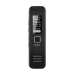 TFixol 128 GB Ses Cihazı 32-1536 KBPS Konferans Toplantı Görünümü İş Konuşması veya Oynatma, MP3 Müzik Çalar, Şifre (TF Kartı Dahil Değildir) Siyah