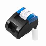 TFixol 58mm Termal Fiş Pr Masaüstü USB ve BT Kablo Bağlantısı Pr Barkod Baskı İçerisinde 1 Rulo Kağıt iOS Android Windows ile Uyumlu Restoran Satış Perakende Mağazası AB Fişi