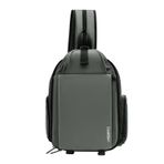 TFixol D107 Fotoğraf Makinesi Çantası Kamera Sırt Çantası Kamera Omuz Çantası Yan Cepli 10.9in Tablet Bölmeli Tripod Tutucu DSLR Kameralar için Gri