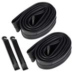 TFixol Dağ Bisikleti İç Lastikleri 26X1.75/2.125 Schrader Valfli Ycle İç Lastik Lastik Kolları ile İç Lastik ve Lastik Kolu