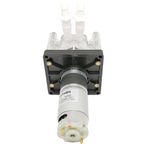 TFixol DC 24V Peristaltik Pompa Büyük Debi Sıvı Dozaj Pompası 3000ml/dak Akvaryum Laboratuvar Analizi Dozaj Katkı Maddeleri için Gıda Sınıfı PHARMED BPT Tüplü 3 Silindir Siyah