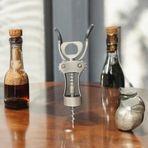 TG Tek-İş Global Tirbuşon – Çok Amaçlı Paslanmaz Çelik Şişe Açacağı, Mantar ve Metal Kapak Açmak İçin