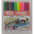 Tgb 1041 Jumbo Keçeli Kalem 10'lu