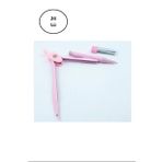 Tgb Pembe Renk Metal Pergel 24'lü