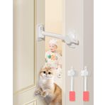 TGIOW Kedi Kapı Tutucu Mandal, Köpeği Çöp Kutularından ve Yiyeceklerden Uzak Tutmak için 2 Adet Ayarlanabilir Kedi Kapı Tıkacı, Çocuk Korumalı Kapı Kilidi ve Tutam Koruması, Evcil Hayvan ve Bebek için