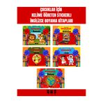 TGR PUBLICATIONS Çocuklar Için Ingilizce Eğitim Seti - Eğlenerek Ingilizce Öğreniyorum (BOYAMA&ÇIKARTMA&ALIŞTIRMA)