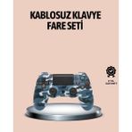 Tgzm Bluetooth Kablosuz Ps4 Gamepad Çift Motorlu Siyah Controller - TG0012-2QCXY5