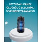 Tgzm Çevre Dostu Elektrikli Sivrisinek Öldürücü Lamba – 50M² Etki Alanı - TG0012-2RGI12