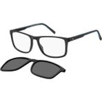 Th 2281/C Etjm9 55 Tommy Hilfiger Klipsli (Clip-On) Polarize Güneş Gözlüğü - Siyah - Mavi
