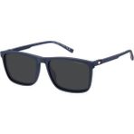 Th 2320/C Pjpm9 56 Tommy Hilfiger Klipsli (Clip-On) Polarize Güneş Gözlüğü - Mavi